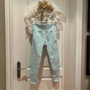 Adidas Aeroknit baby blue leggings🏋🏼‍♀️